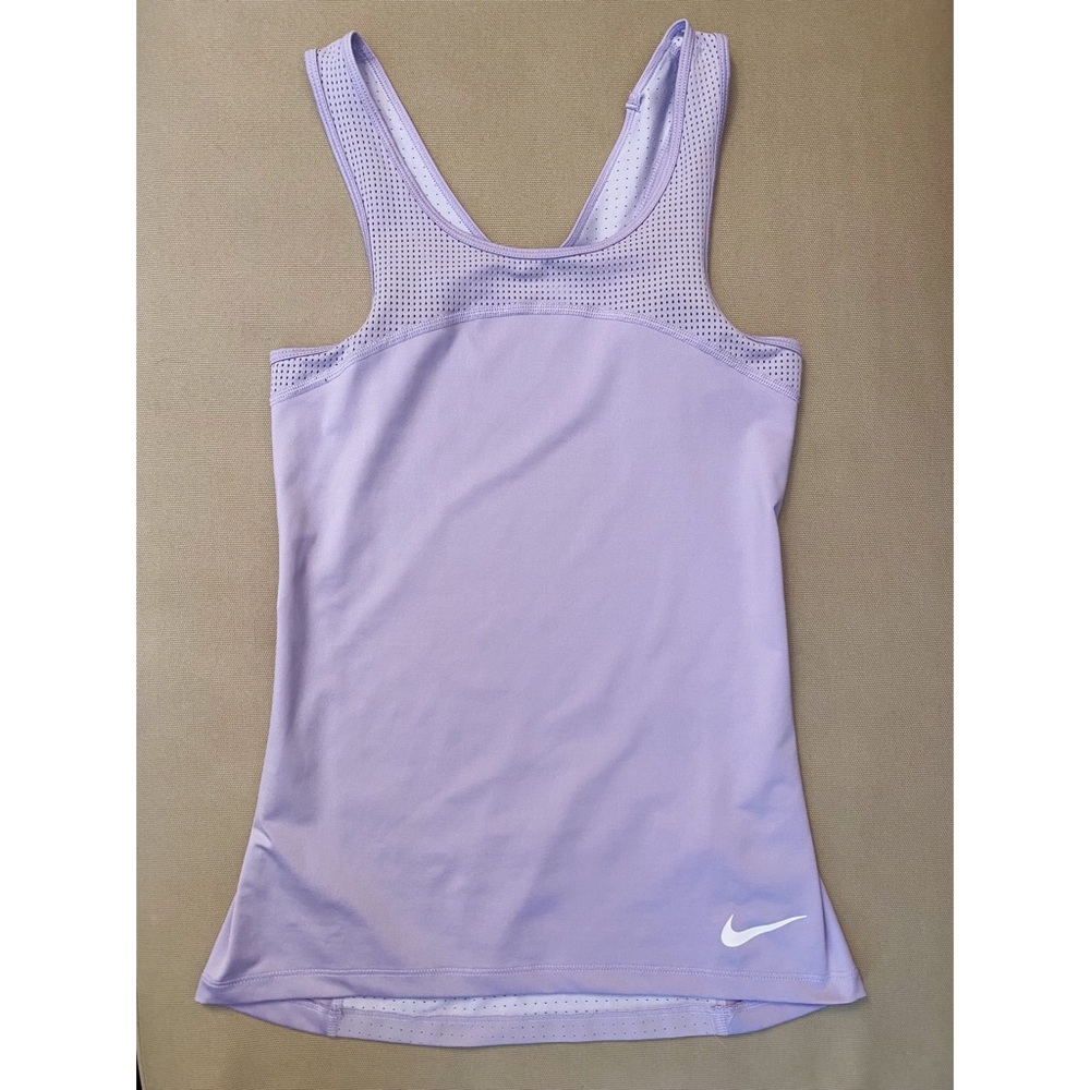 Nike Pro Hypercool Lavender Mesh Tank, XS
